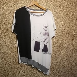 Zara NWOT Parisian style blouse